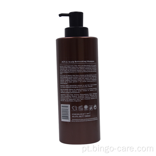 Shampoo Hidratante Refrescante do Couro Cabeludo Controle de Óleo